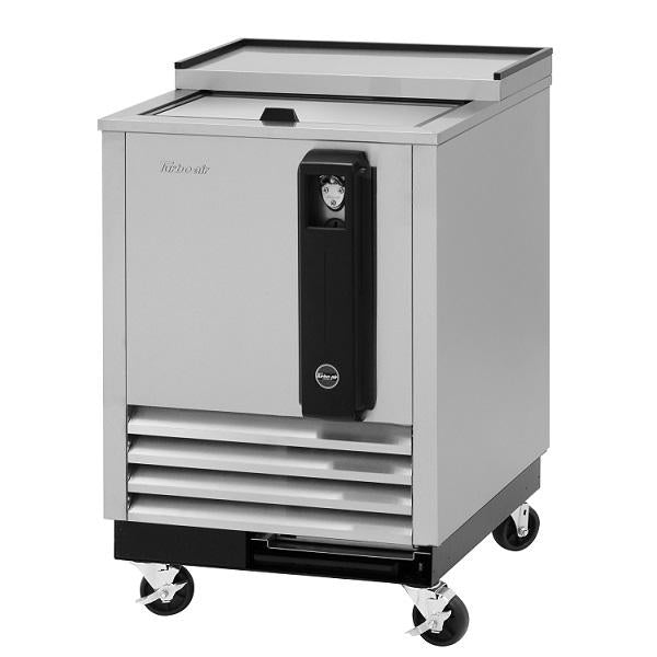 Turbo Air TBC-24SD-N6 24" 1 Sliding Door Stainless Steel Underbar Bottle Cooler