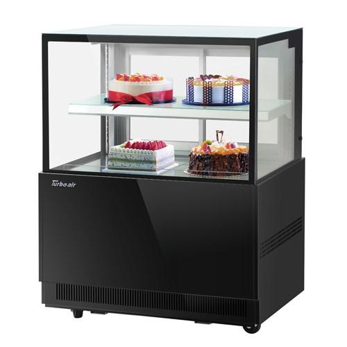 Turbo Air TBP36-46NN-W(B) Refrigerated Bakery Display Case 35-3/8"W X 27-1/2"D X 44"H 9 Cu. Ft.