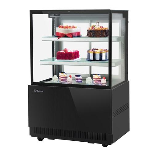 Turbo Air TBP36-54FN-W(B) Refrigerated Bakery Display Case 35-3/8"W X 27-1/2"D X 53-5/8"H 12.5 Cu. Ft.