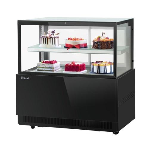 Turbo Air TBP48-46FN-W(B) Refrigerated Bakery Display Case 47-1/4"W X 27-1/2"D X 46-1/4"H 12.4 Cu. Ft.