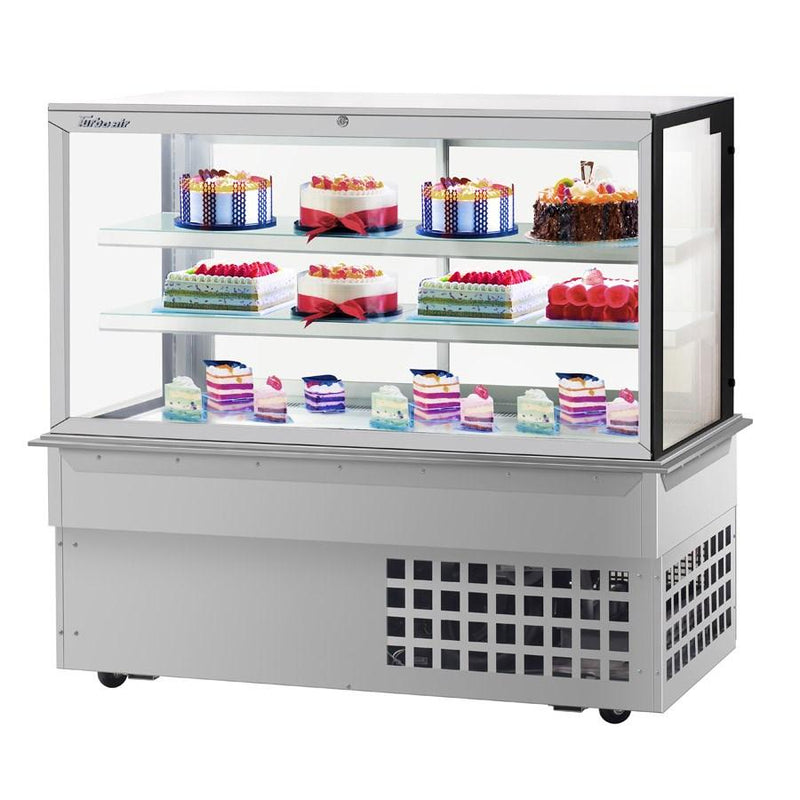 Turbo Air TBP60-54FDN Drop-In Refrigerated Bakery Display Case 60"W 21.8 Cu. Ft.