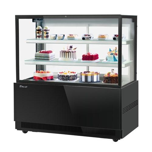 Turbo Air TBP60-54FN-W(B) Refrigerated Bakery Display Case 59"W X 27-1/2"D X 53-5/8"H 21.8 Cu. Ft.