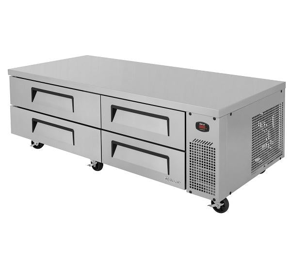 Turbo Air TCBE-72SDR-N 72" Four Drawers Refrigerated Chef Base