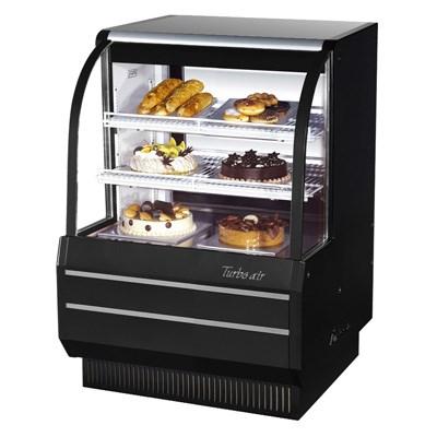 Turbo Air TCGB-36-W(B)-N Refrigerated Bakery Display Case 36-1/2"W 11.8 Cu. Ft.