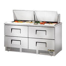 True TFP-64-24M-D-4 Sandwich/Salad Unit (4) Drawers (24) 1/6 Size Pans