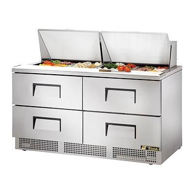 True TFP-64-24M-D-4 Sandwich/Salad Unit (4) Drawers (24) 1/6 Size Pans
