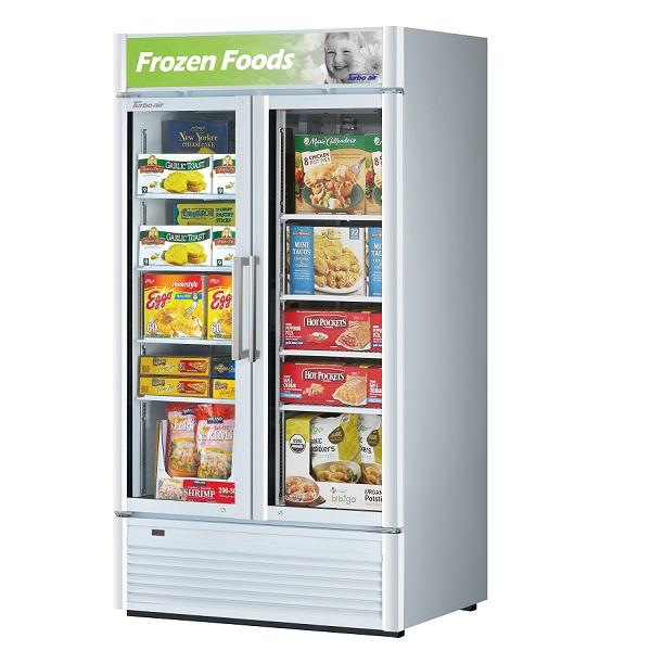 Turbo Air TGF-35SD-N Super Deluxe 39" 2 Glass Door Merchandiser