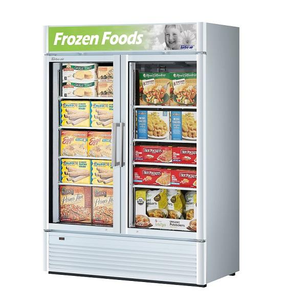 Turbo Air TGF-47SD-N Super Deluxe 51" 2 Glass Door Merchandiser