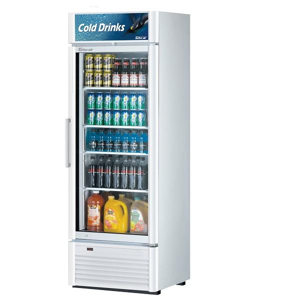 Turbo Air TGM-20SD-N6 Super Deluxe 27" Single Glass Door Merchandiser