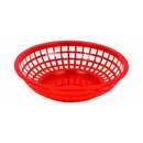 Thunder Group PLBK008R 8" Round Basket, Red