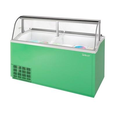 Turbo Air TIDC-70G-N Ice Cream Dipping Cabinet 68"W (12) 3 Gallon Tub Capacity (8) Storage