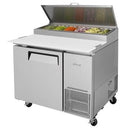 Turbo Air TPR-44SD-N Super Deluxe Pizza Prep Table 14.0 Cu. Ft. (6) 1/3 Size Pans