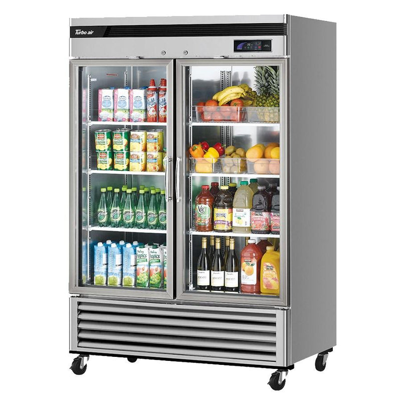 Turbo Air TSR-49GSD-N Super Deluxe Glass Door Refrigerator 44.14 Cu. Ft.