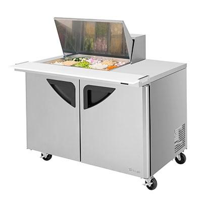 Turbo Air TST-48SD-12M-N Super Deluxe Sandwich/Salad Mega Top Unit 15.0 Cu. Ft. 12-Pan Top