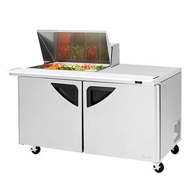 Turbo Air TST-60SD-12M-N Super Deluxe Sandwich/Salad Mega Top Unit 19.0 Cu. Ft. 12-Pan Top