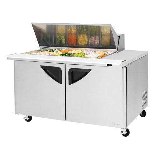 Turbo Air TST-60SD-18M-N Super Deluxe Sandwich/Salad Mega Top Unit 19 Cu. Ft. (18) 1/6 Size Pans