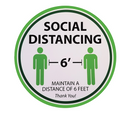 Tablecraft 10614 Social Distancing Floor Sign