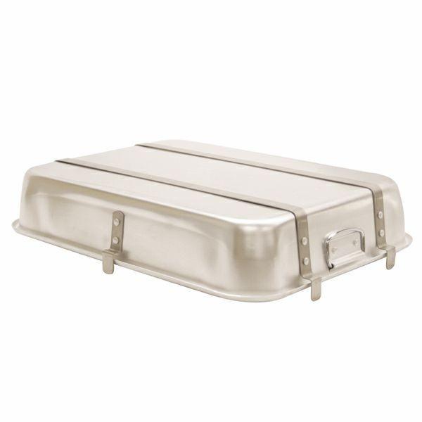 Thunder Group ALRP9604 18" X 24" X 4 1/2" with Aluminum Strap & Lug Double Roaster