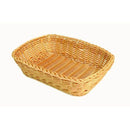 Thunder Group PLBB1209 12" X 9" X 3" Hand-Woven Basket, Rectangular, Plastic