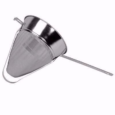 Thunder Group SLKCP210R 10" Bouillon Strainer Fine Mesh Reinforced, Stainless Steel