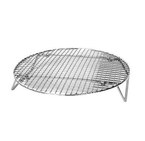 Thunder Group SLRACK1734 17 3/4" Round Chrome Plated Steam Rack
