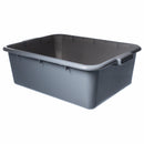 Thunder Group PLBT007G 20 1/2'' x15 1/2''x  7 Plastic Grey  Storage Box