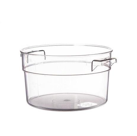 Thunder Group PLRFT002PC 2 QT Clear Polycarbonate Round Food Storage Container