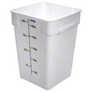 Thunder Group PLSFT022PP 22 QT White Polycarbonate Food Storage Container