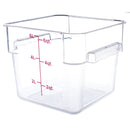 Thunder Group PLSFT006PC 6 QT Clear Polycarbonate  Food Storage Containers