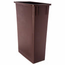 Thunder Group PLTC023B 23 Gallon Brown Trash Can