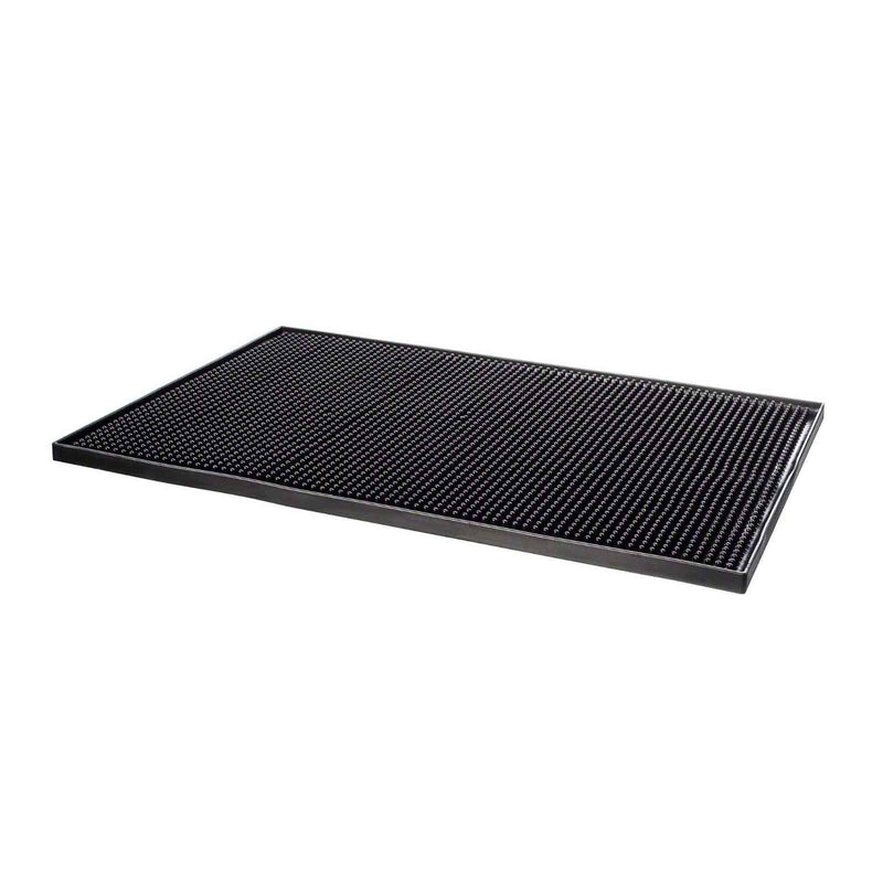 Black Bar Service Mat 17.75" X 12" (BSM-1218BK)