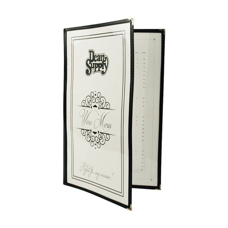 Update MCL-2BK Double Fold Menu Cover 9x14 Legal Size