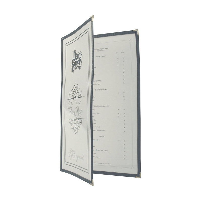 Update MCL-2BK Double Fold Menu Cover 9x14 Legal Size