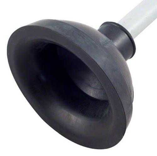 Update PGR-24 Plunger-Black Plastic With Wood Handle