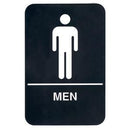 Update S69B-6BK Restroom Sign "Men" 6x9