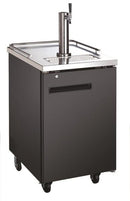 Adcraft USBD-2428 U-Star Beer Dispenser with/Single Tap Tower - (1) 1/2 Keg Capacity