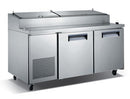Adcraft USPZ-2D U-Star 2 Door Pizza Prep Table