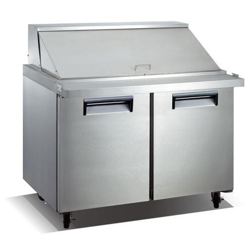 Adcraft USSLM-2D U-Star 2 Door Mega Top Salad/Sandwich Prep Table