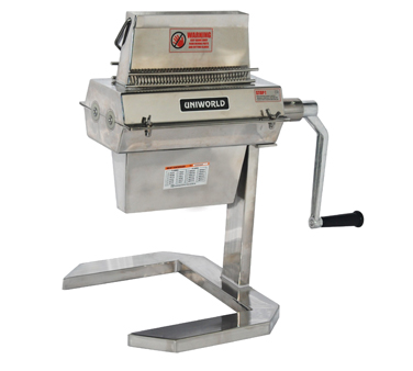 Meat Tenderizer Attachment hand crank operation - Uniworld - MTA74