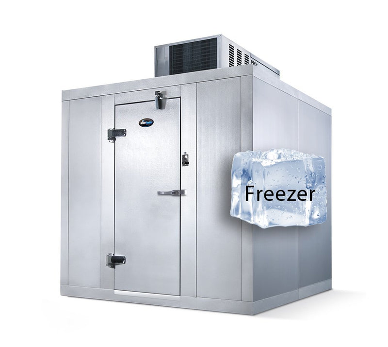 Amerikooler Walk-In Storage Freezer / INDOOR / With Floor / 6'W x 8'L x 7'7"H