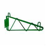 Thunder Group WBEP021 21" Direct Wall Bracket, Single Shelf Support, Green Epoxy