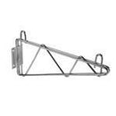 Thunder Group WBSV014 14" Direct Wall Bracket, Single Shelf Support, Chrome