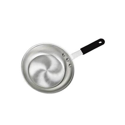 Winco AFP-100H 10" Aluminum Fry Pan, Natural Swirl Finish