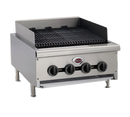 Wells HDCB-2430G 24" Countertop 4 Burner Charbroiler