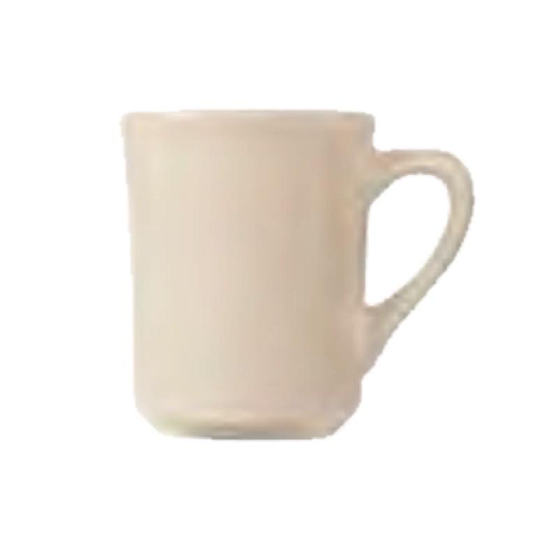 CAC China TM-8-W Tiara 8 1/2 Ounce Mug (Case Of 36) - Cream