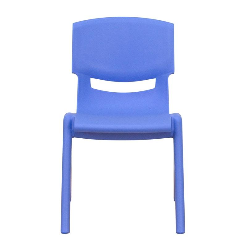 Plastic Stackable School Chair with 12'' Seat Height by Flash Furniture