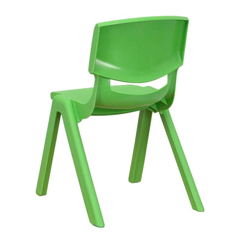 Plastic Stackable School Chair with 12'' Seat Height by Flash Furniture