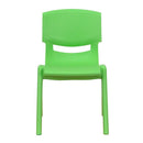 Plastic Stackable School Chair with 12'' Seat Height by Flash Furniture