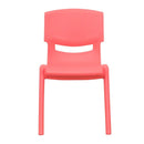 Plastic Stackable School Chair with 12'' Seat Height by Flash Furniture