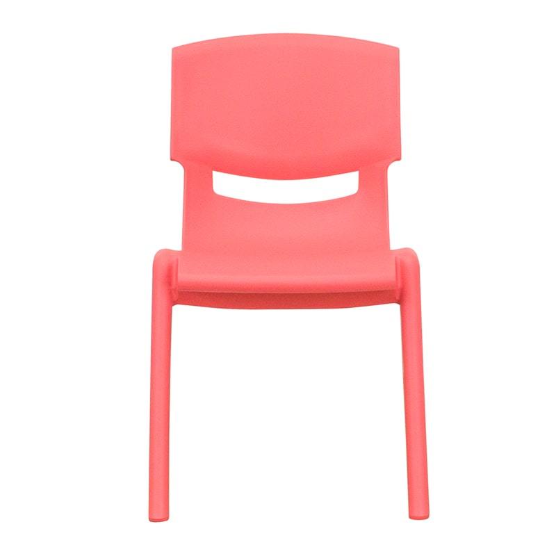 Plastic Stackable School Chair with 12'' Seat Height by Flash Furniture